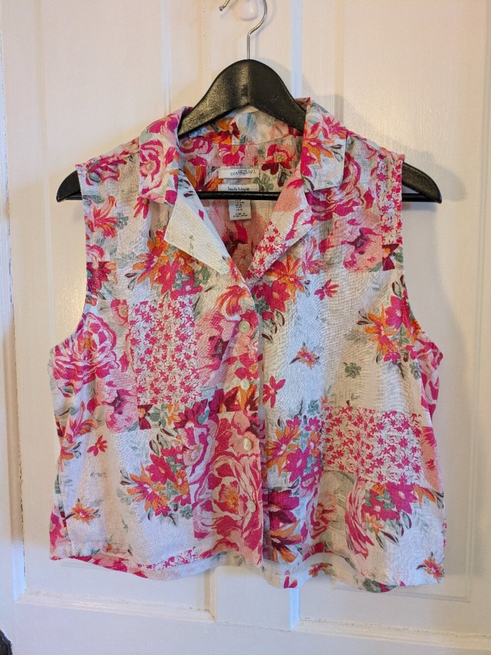 Lovely Haute Hippie Linen Summer Top